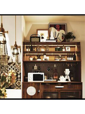 Wallpaper 118"x15.7"Wood Contact Paper Brown Waterproof Wood Peel and Stick